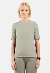 Odlo Explorer Cargo Radshirt für Damen - Gravel, Radsport - beige, M