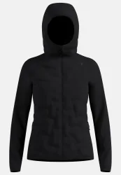 Odlo Zeroweight Insulator Langlauf-Hoodie Full-Zip für Damen - Skilanglauf, Running - schwarz, S