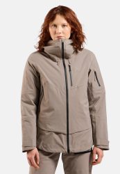 Odlo X-Alp 3L Skijacke für Damen - Ski & Snow - beige, L