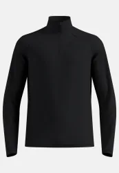 Odlo Essential Warm Mid Layer Half-Zip für Herren - Wandern, Ski & Snow - schwarz, L