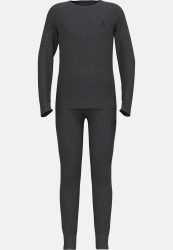 Odlo Merino 200 Base Layer Set für Kinder - Wandern, Ski & Snow - grau, 116
