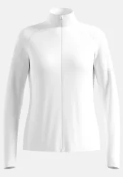 Odlo Essential Warm Mid Layer Full-Zip für Damen - Wandern, Ski & Snow - weiss, XL
