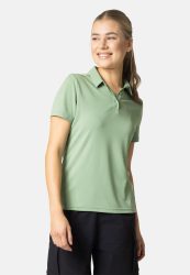 Odlo Cardada Poloshirt für Damen - Wandern, Casual Comfort - grün, XS