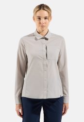 Odlo Essential Langarmhemd für Damen - Wandern - beige, M