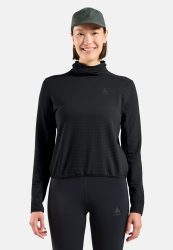 Odlo Essential Thermal Lauf-Mid Layer für Damen - Trail Running, Running - schwarz, M