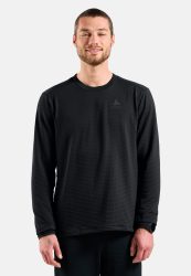 Odlo Essential Thermal Lauf-Mid Layer für Herren - Trail Running, Running - schwarz, XS