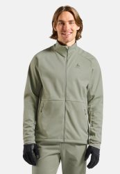 Odlo Essential Warm Langlaufjacke für Herren - Skilanglauf - grün, M