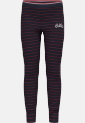 Odlo Active Warm Originals Stripes Base Layer Tights für Kinder - Wandern, Ski & Snow - blau, 128