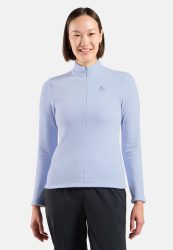 Odlo Roy Mid Layer Half-Zip für Damen - Wandern, Ski & Snow - blau, L