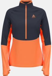 Odlo Descent CW 200 SL Mid Layer Half-Zip für Damen - Ski & Snow - orange, S