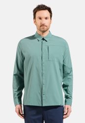 Odlo Essential Langarmhemd für Herren - Wandern - grün, XL