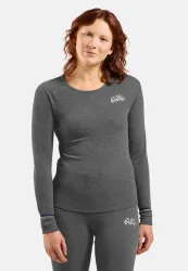 Odlo Active Warm Originals Base Layer Shirt für Damen - Wandern, Ski & Snow - grau, XL