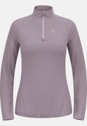 Odlo Zeroweight Warm Lauf-Mid Layer Half-Zip für Damen - Running - lila, XL