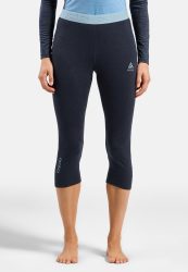 Odlo Revelstoke Performance Wool 150 Base Layer 3/4 Tights für Damen - Ski & Snow - blau, XS