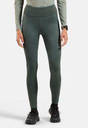 Odlo Zeroweight Warm Lauftights für Damen - Running - grün, XL