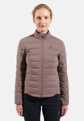 Odlo Ascent N-Thermic Hybrid Isolationsjacke für Damen - Casual Comfort - braun, S