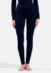 Odlo Active Warm 80th Anniversary Base Layer Tights für Damen - Wandern, Ski & Snow - marineblau, S