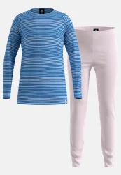 Odlo Active Warm Set Base Layer Set - Wandern, Ski & Snow - lila, 116