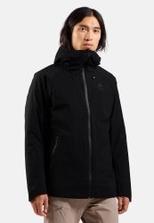 Odlo Ascent S-Thermic Waterproof Isolationsjacke für Herren - Wandern, Casual Comfort - schwarz, S