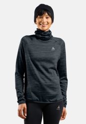 Odlo Essential Thermal Lauf-Mid Layer für Damen - Training, Running - schwarz, XS