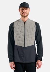 Odlo Zeroweight Insulator Laufweste für Herren - Skilanglauf, Running - grau, S