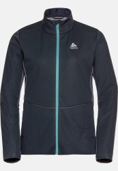 Odlo Markenes Langlaufjacke für Damen - Skilanglauf - blau, XS