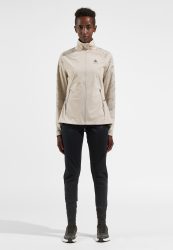 Odlo Zeroweight Pro Warm Reflect Laufjacke für Damen - Running - beige, S