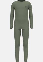Odlo Merino 200 Base Layer Set für Kinder - Wandern, Ski & Snow - grün, 116