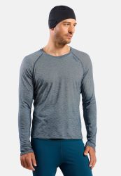Odlo X-Alp 115 Langarm-Laufshirt für Herren - Trail Running, Wandern - marineblau, S
