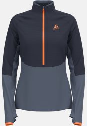 Odlo Descent CW 200 SL Mid Layer Half-Zip für Damen - Ski & Snow - blau, XS