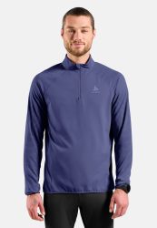 Odlo Zeroweight Warm Lauf-Mid Layer Half-Zip für Herren - Running - lila, XL