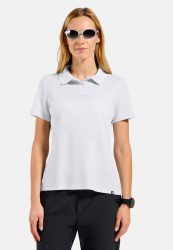 Odlo Cubic Light Poloshirt für Damen - Wandern, Casual Comfort - weiss, XS