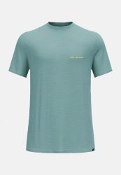 Odlo Merino Graphic T-Shirt für Herren - Wandern, Casual Comfort - blau, M