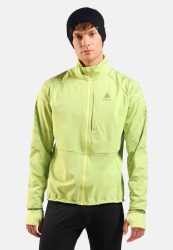 Odlo Zeroweight Pro Warm Reflective Laufjacke für Herren - Running - grün, XL
