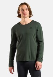 Odlo Merino 260 Base Layer Shirt für Herren - Wandern, Ski & Snow - grün, L
