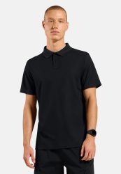 Odlo Cubic Light Poloshirt für Herren - Wandern, Casual Comfort - schwarz, XL