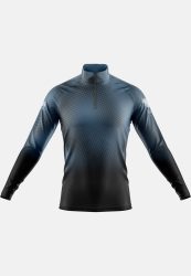 Odlo Odlo x Engadin Skimarathon Langlauf-Rennanzug-Oberteil für Herren - Skilanglauf - blau, XXL