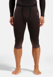 Odlo Blackcomb Base Layer 3/4 Tights für Herren - Skilanglauf, Ski & Snow - maron, XL