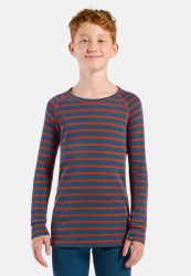 Odlo Active Warm Set Base Layer Set für Kinder - Wandern, Ski & Snow - blau, 104