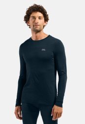 Odlo Merino 200 Base Layer Set für Herren - Wandern, Ski & Snow - marineblau, M