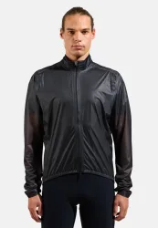 Odlo Zeroweight Dual Dry Waterproof Radjacke für Herren - Radsport - schwarz, S