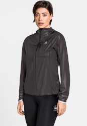 Odlo Dual Dry Waterproof Laufjacke für Damen - Running - schwarz, M