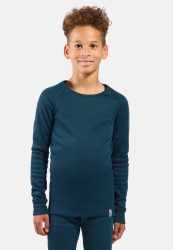 Odlo Active X-Warm Base Layer Shirt für Kinder - Wandern, Ski & Snow - marineblau, 140