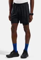 ODLO Herren Laufshorts Zeroweight 5inch 2in1 schwarz | M