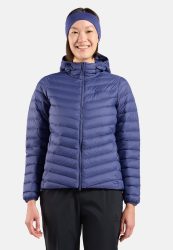 Odlo X-Alp Packable Down Isolationsjacke für Damen - Wandern, Ski & Snow - lila, XL
