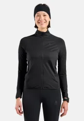 Odlo Zeroweight Warm Hybrid Laufjacke für Damen - Running - schwarz, XL