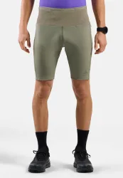 Odlo X-Alp Trail Cargo Kurze Lauftights für Herren - Trail Running, Wandern - grün, XXL