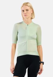 Odlo Explorer Pro Rad-Shirt Full-Zip für Damen - Gravel, Radsport - grün, S