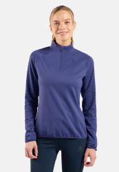 Odlo Zeroweight Warm Lauf-Mid Layer Half-Zip für Damen - Running - lila, M