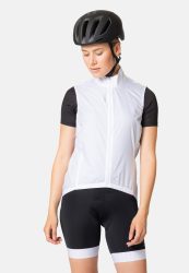 Odlo Essential Windproof Radweste für Damen - Radsport - weiss, S